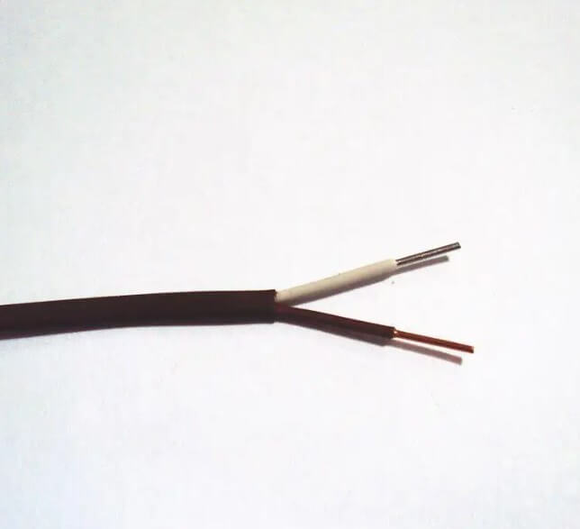 Venta caliente de alta temperatura tipo T tipo J tipo E cable de extensión de termopar KX cable de compensación de termopar de alta temperatura para instrumentación
