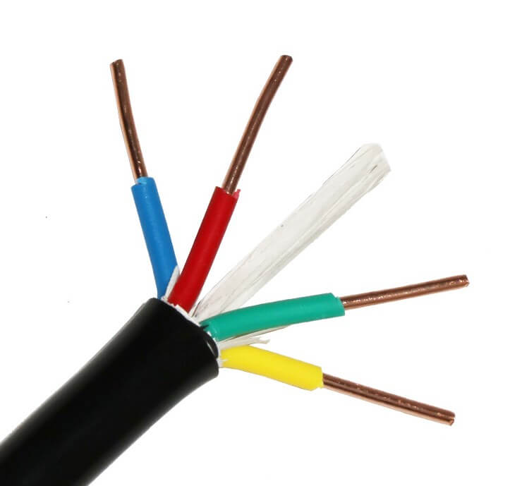 Cable de control de bajo voltaje de 1,5 mm2 2 núcleos 3 núcleos 4 núcleos 7 núcleos 2,5 mm2 Multinúcleo con aislamiento de PVC Revestido de PVC Sistema de instrumentación Cable de control de alimentación