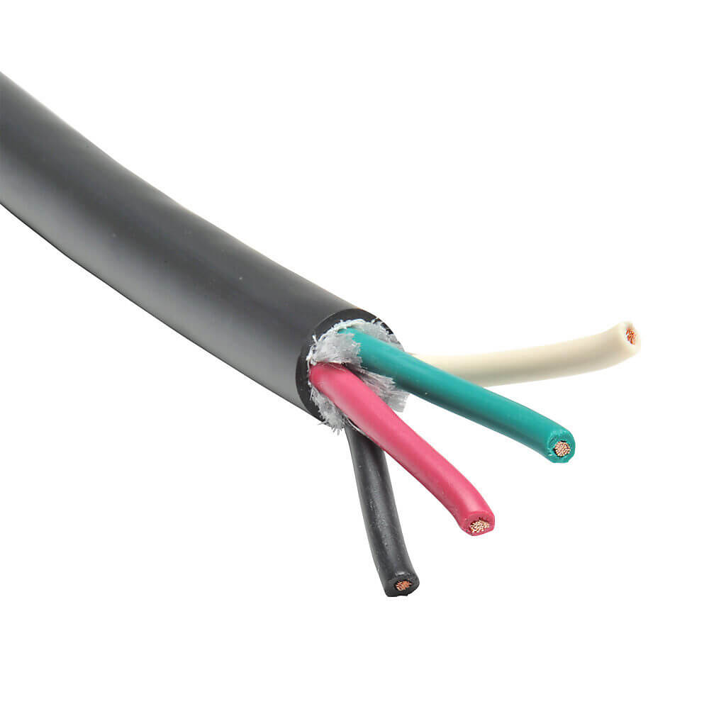  Cable flexible de 4 núcleos de 1,5 mm cuadrados Multicore 1 mm 2,5 mm 4 mm 6 mm Cables eléctricos flexibles recubiertos de PVC Fabricantes para cableado doméstico