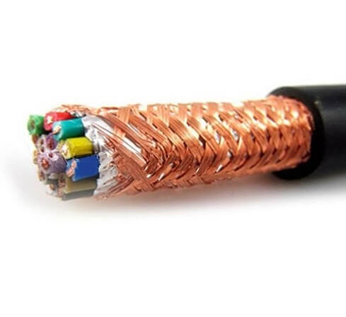 Cable de Control blindado trenzado de malla de alambre de cobre, 450/750V, 2,5 mm2, 12 núcleos, 19 núcleos, 5 núcleos, 7 núcleos