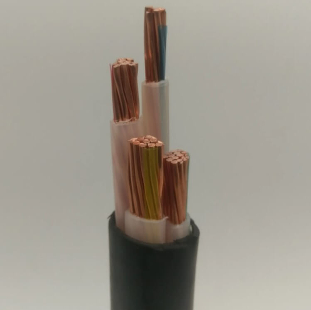 0.6/1KV 4 cable de transmisión blindado subterráneo aislado XLPE de cobre de la base 16mm2 de 16 milímetros cuadrados SWA STA