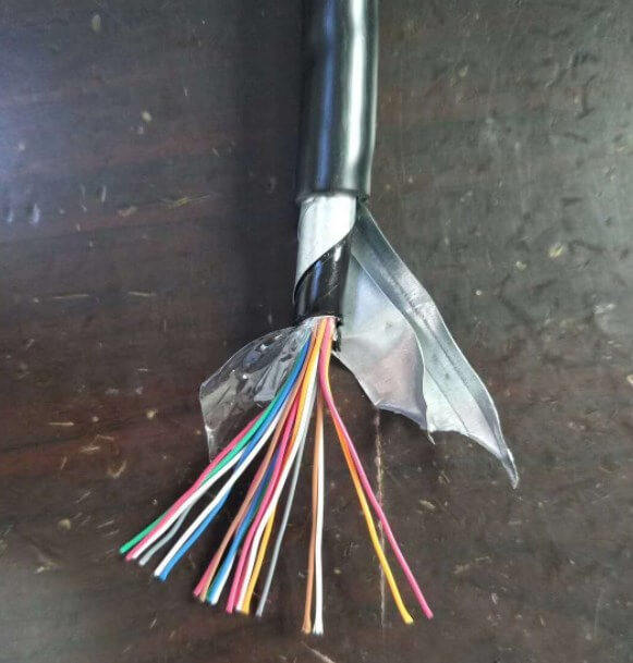Cable de instrumento blindado de lámina de aluminio de 2x2x16AWG Cable de instrumento blindado colectivo 16AWG