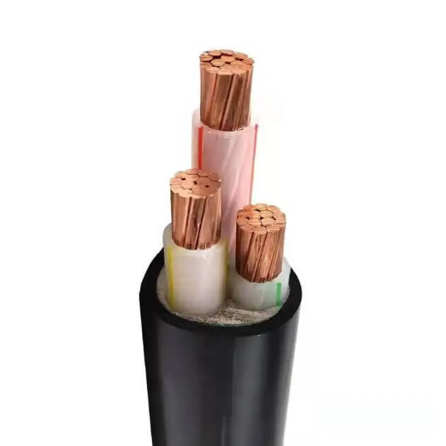 0.6/1KV 3 núcleos 2,5 mm XLPE/PVC aislaron el cable de alimentación eléctrica blindado N2XY SWA STA con revestimiento de PVC