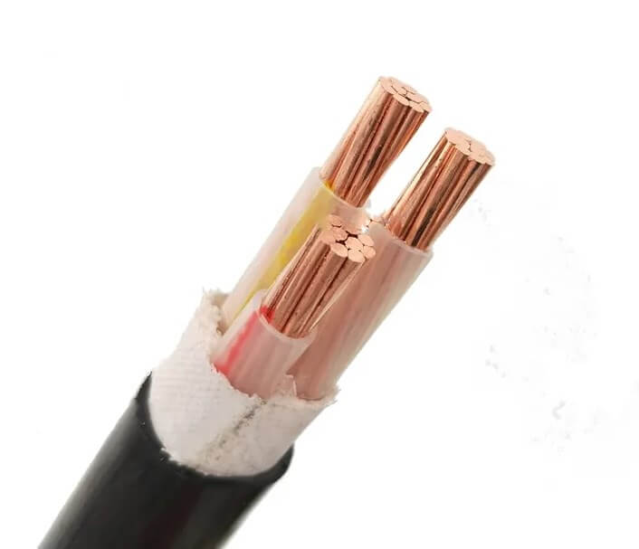 China 0,6/1KV Nyy N2xy 3 núcleos 25 mm2 35 mm2 50 mm2 70 mm2 95 mm2 Cable de alimentación retardante de llama aislado y revestido de PVC