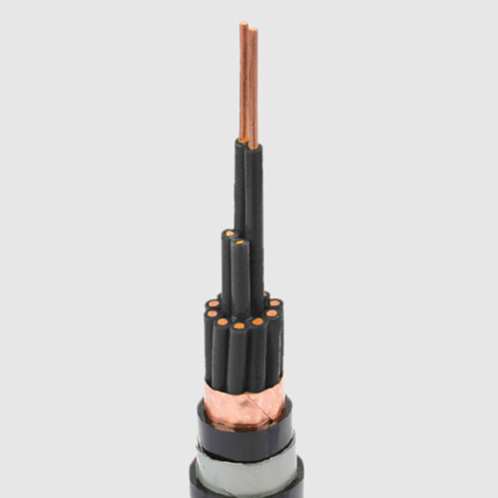 Cinta de cobre de alta calidad Cable de control blindado de doble blindaje Cables de señal electrónicos Cable 16 core 1.0m2 1.5mm2 16awg KVVP2 Control Kable