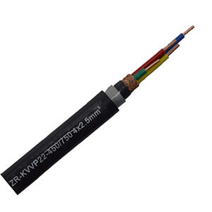 14x1.5mm2 Retardante de llama PVC Alambre de cobre trenza Escudo ZR-KVVRP 7 núcleos 8 núcleos cable de control cvv flexible