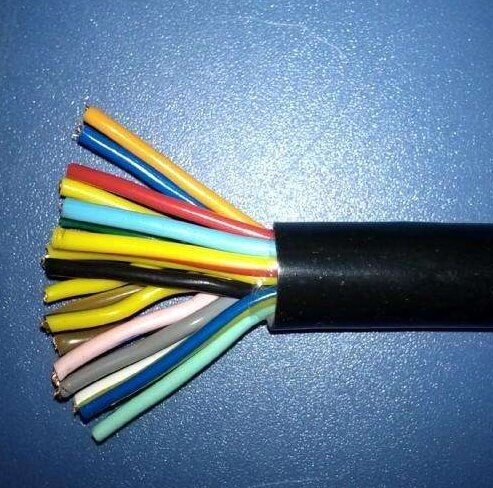 Cable de control de bajo voltaje, 18 awg, 1,5 mm2, 10 núcleos, 19 núcleos, 12 núcleos, 27 núcleos, aislamiento de PVC, cable de Control de potencia blindado multinúcleo