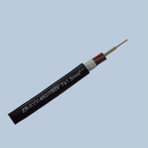 450/750v Multicore 7 core 1.5mm2 Cable de control blindado Cable con revestimiento de PVC con aislamiento de polietileno 7x1.5mm2 STA Cable de control de cobre blindado
