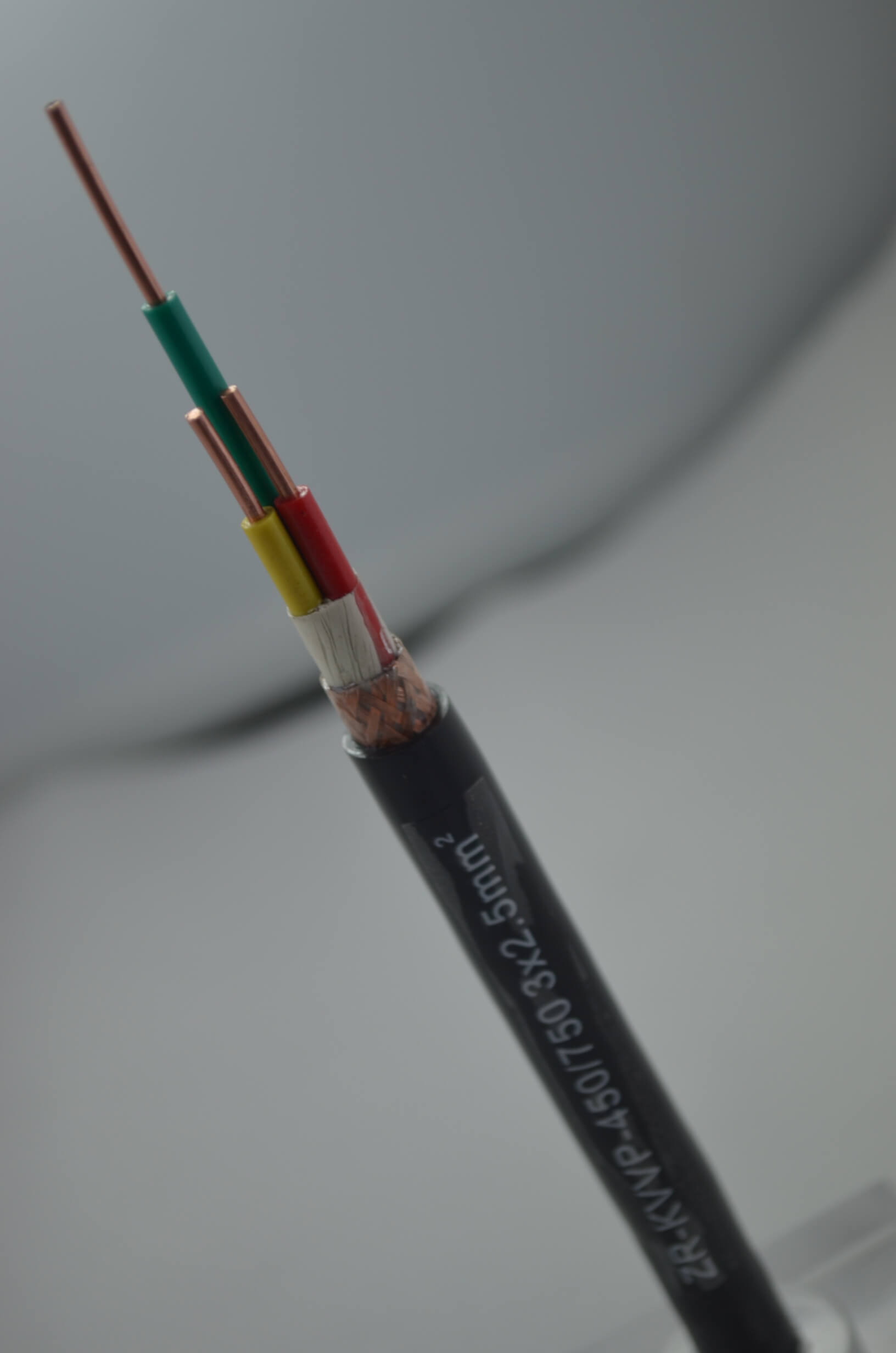 Cable de Control eléctrico ZR KVVRP blindado, 14awg, 2,5 mm2, 4 núcleos, 0,75mm, 3 núcleos, par trenzado Flexible, Cables de Control de PVC apantallados