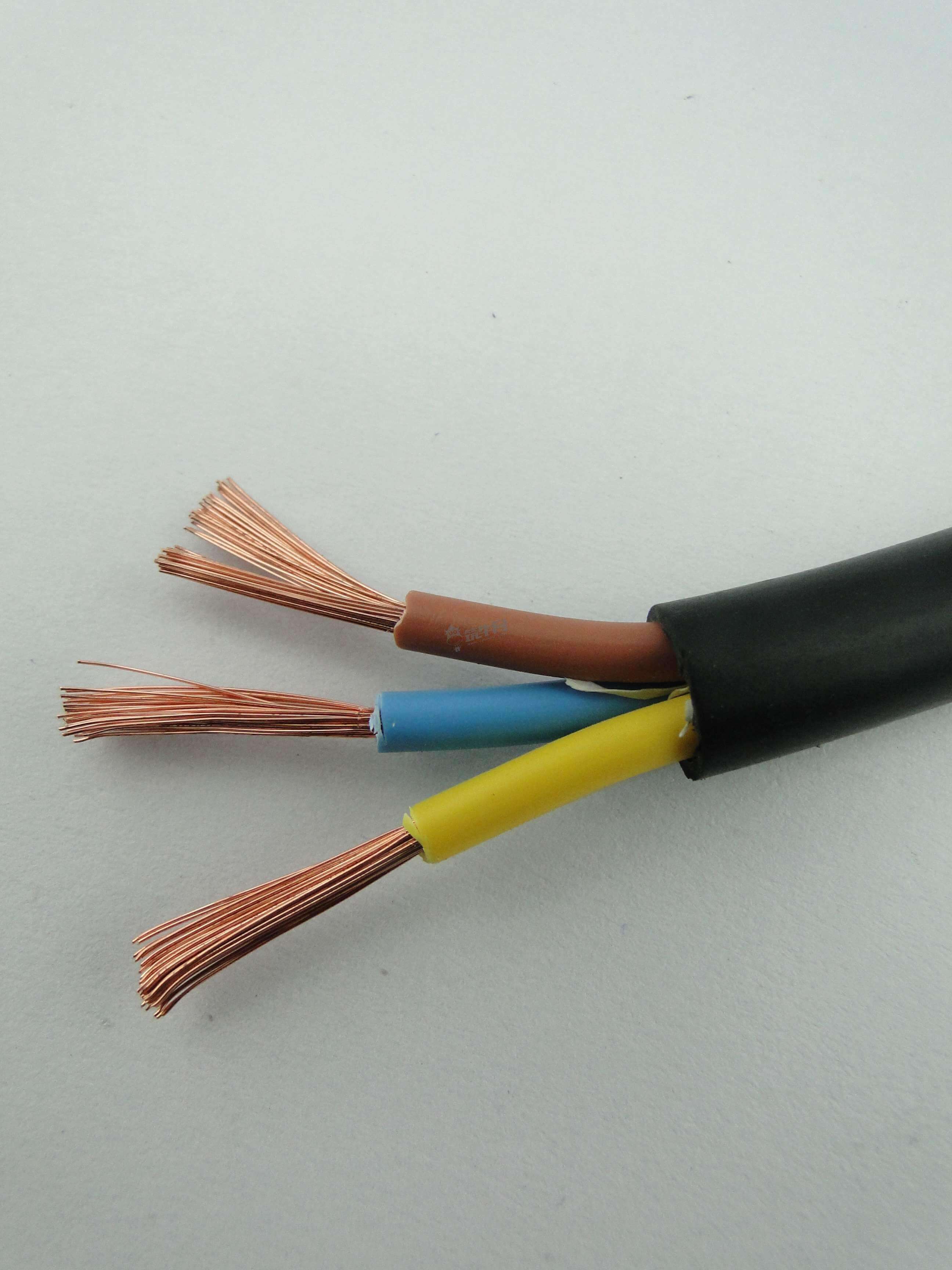 China Cable flexible de bajo voltaje de 3 * 1 mm 4 núcleos 3 núcleos 1,5 mm 2,5 mm Cable flexible multinúcleo con revestimiento de PVC con aislamiento de PVC