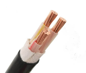 1000 voltios, 3 núcleos, 1,5 mm, núcleo de cobre, XLPE, cable de alimentación eléctrica subterráneo con revestimiento de PVC N2XY