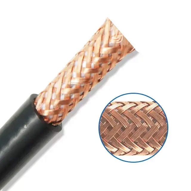 la malla de alambre de cobre flexible multinúcleo de 300/500v 0.75mm2 protegió los cables flexibles aislados PVC forrados con PVC de 0,75 milímetros cuadrados