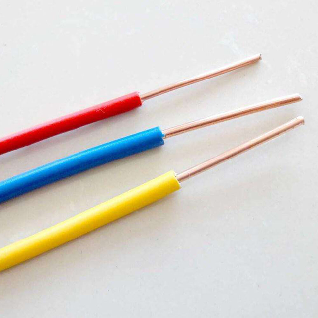 Venta al por mayor 1,5 mm 2,5 mm 4 mm 6 mm 10 mm 16 mm 25 mm 35 mm 50 mm 70 mm cobre rígido aislado con PVC cableado fijo cable eléctrico H07V-U alambre de construcción de viviendas
