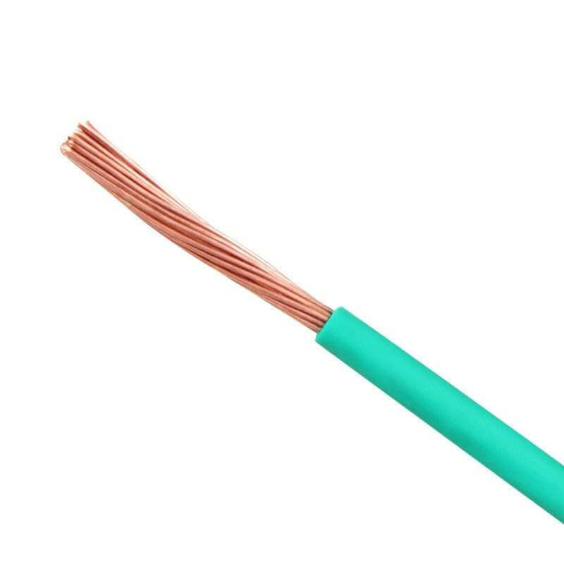 China Cable eléctrico aislado con PVC de cobre trenzado de 2,5 mm2 IEC 60227 Cable de tierra de alambre doméstico de un solo núcleo