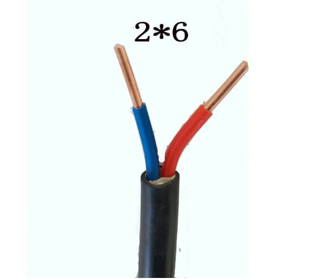 6mm2 2.5mm2 4mm2 10mm2 1.5mm2 2.0mm 16mm2 Metro de baja tensión CU ​​XLPE SWA 2 núcleos Cable de alimentación de cobre eléctrico blindado Precio