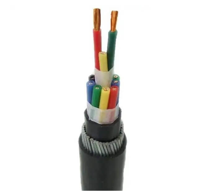 Cable de Control blindado de alambre de acero 450/750v SWA KVV32 KYJV32 Cable de Control blindado de PVC/XLPE SWA 1,5 MM 2,5 MM 4 MM 6 MM Muilt 7 Core Kable
