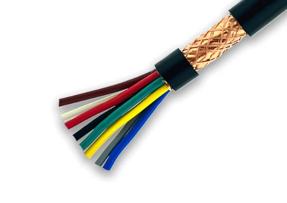 Cable RVVP Flexible multinúcleo de 300/500v, 0,5mm, blindado, con aislamiento de PVC, Cable Conductor de cobre revestido de PVC, Cables flexibles apantallados trenzados