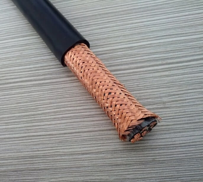 300/500v 1,0 mm2 malla de alambre de cobre flexible multinúcleo blindada PVC aislado PVC forrado 18 awg RVVP cable flexible blindado